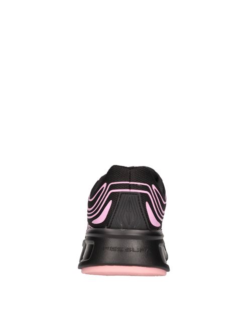 Sneakers modello SHOES REFLEX#01 in tessuto FESSURA | SHOES RUNFLEX #01NERO-ROSE